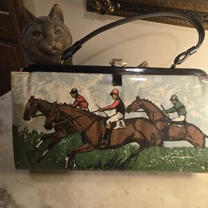 Vintage linen purse.